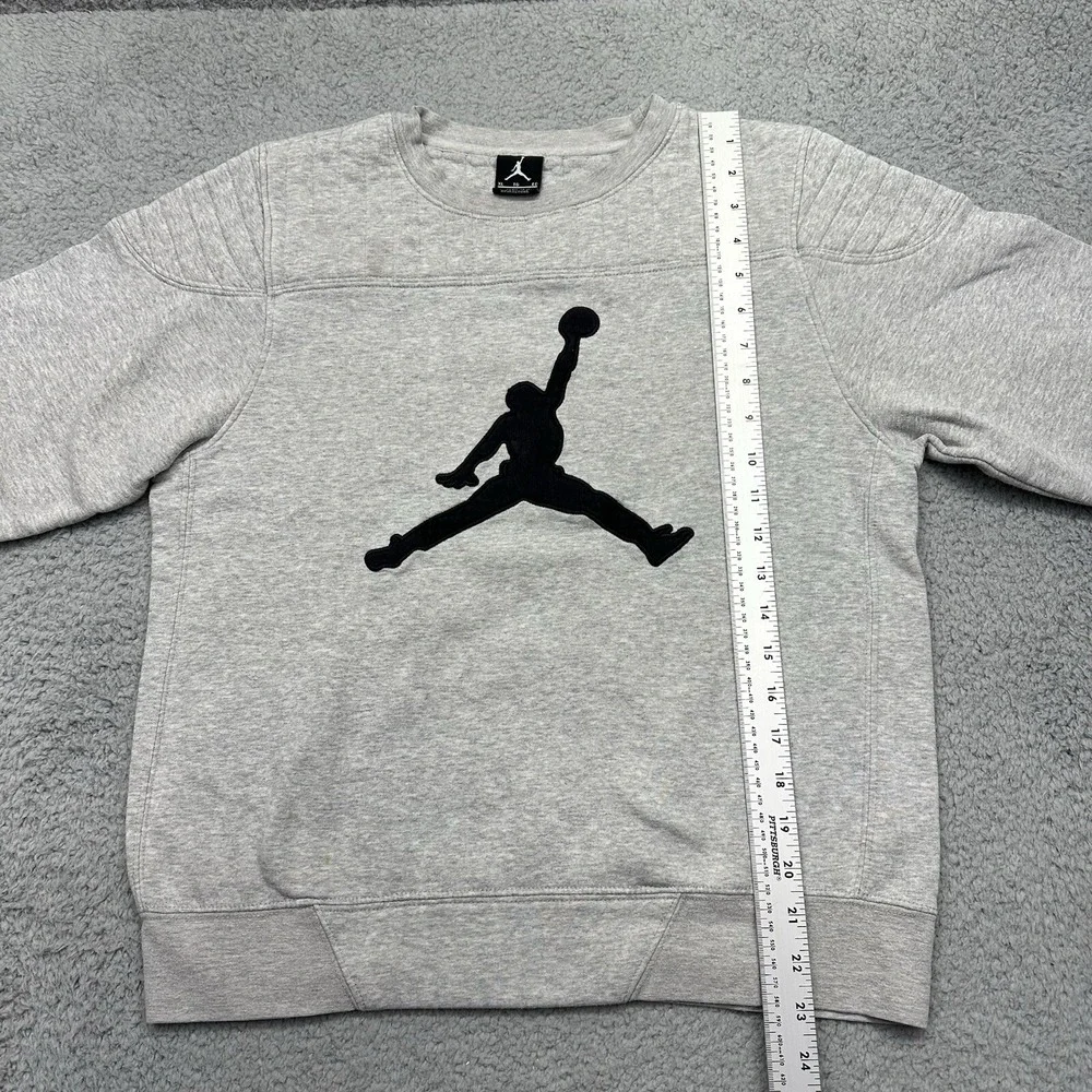 Nike Air Jordan Jumpman 3190-017 Youth XL 13-15 YRS Heather Gray Sweatshirt